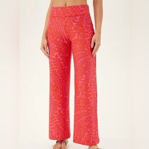 NWT Trina Turk Trellis Swim Coverup Tropical Pants Size Medium $168